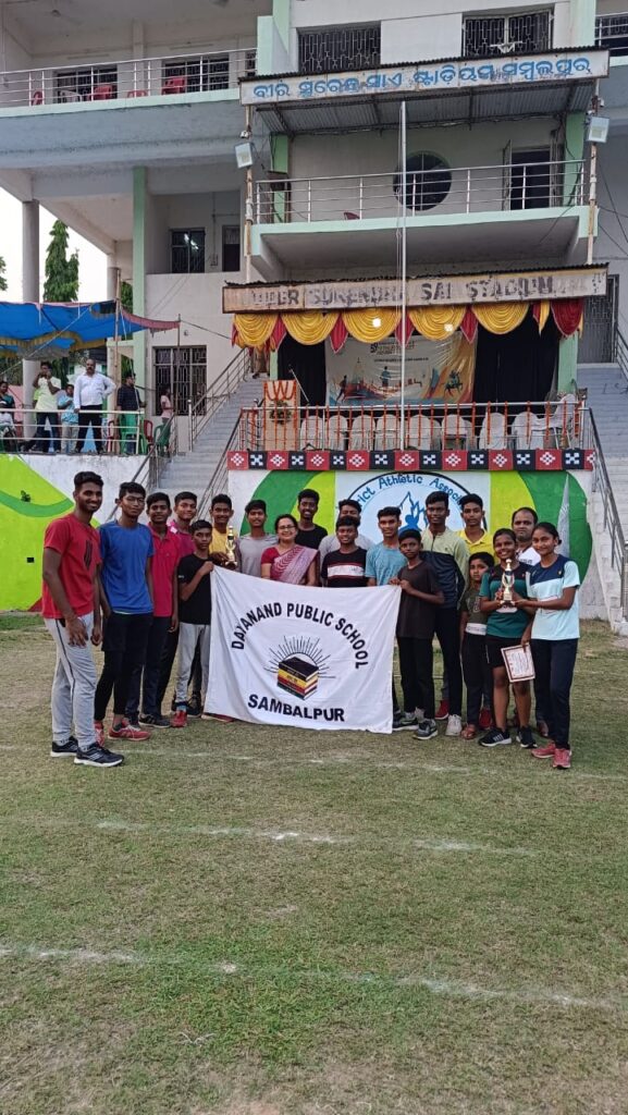 Sambalpur district athletic meet champion under 14 ,16 and 18 group